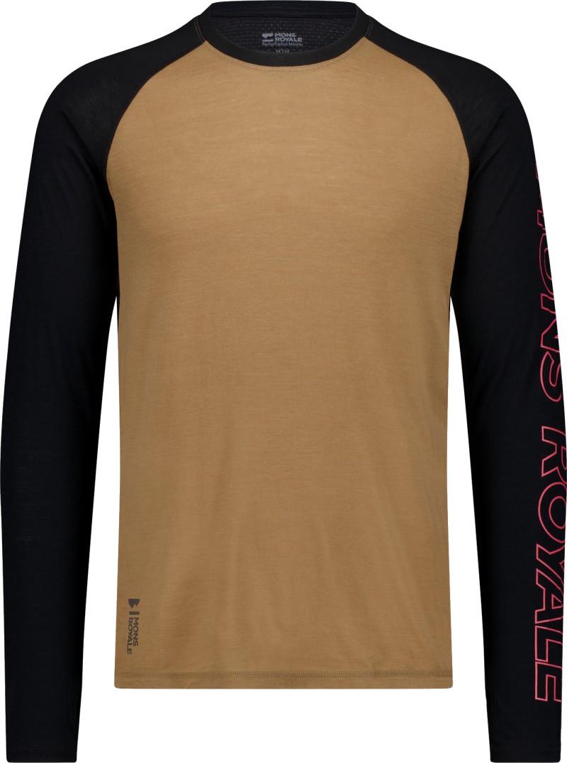 Temple Merino LS - Mens - black / toffee 1