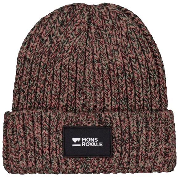 Triple Treat Merino Beanie - canyon rose 1