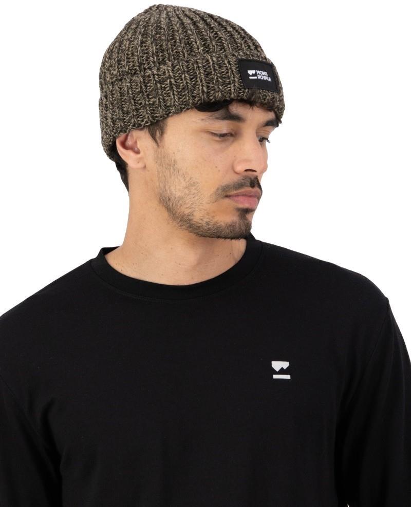 Triple Treat Merino Beanie - dark olive 1