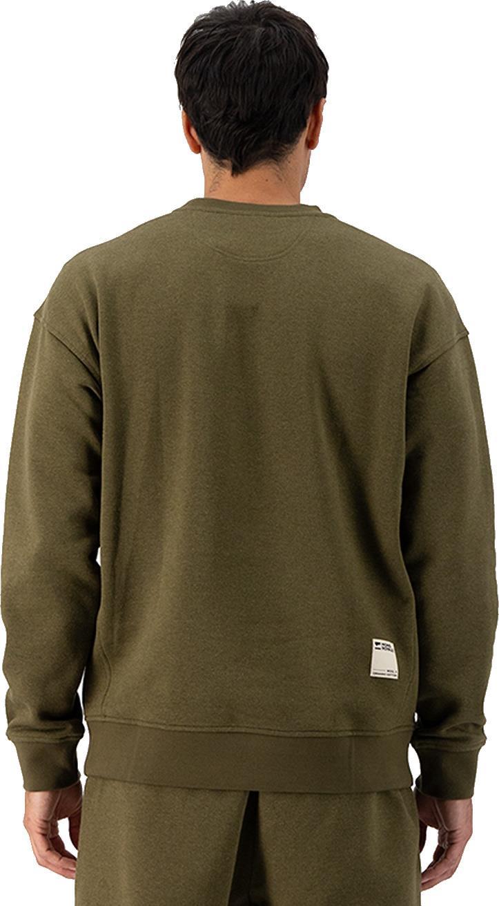 Verdant Merino Organic Cotton Crew - Unisex - dark olive 1