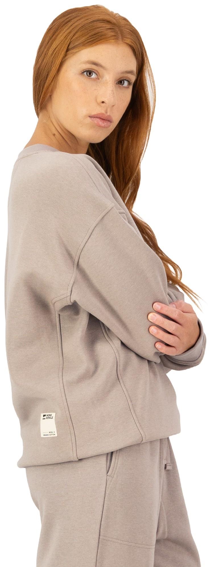 Verdant Merino Organic Cotton Crew - Unisex - taupe 1