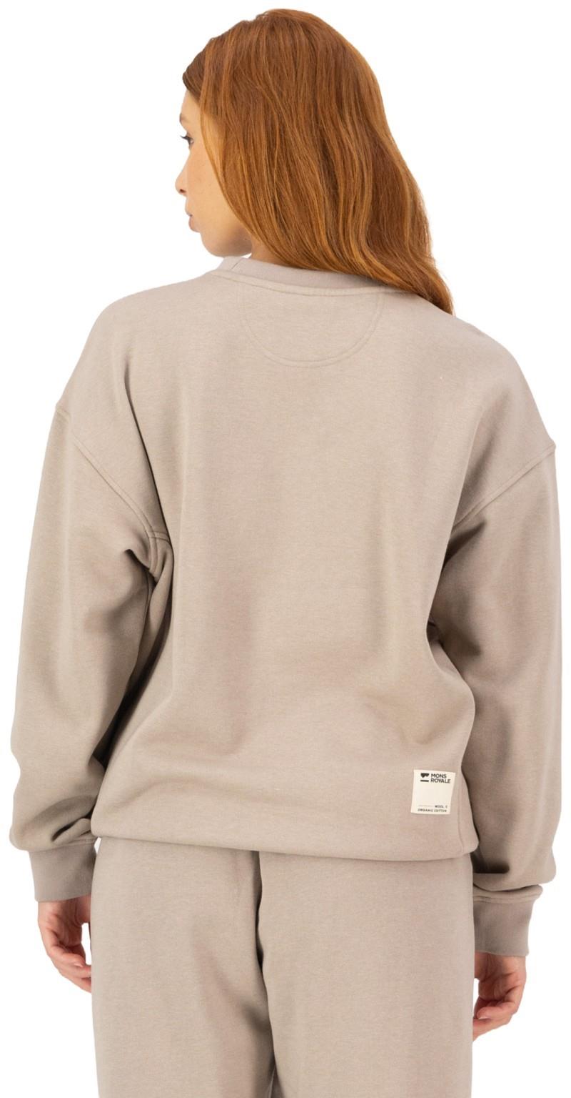Verdant Merino Organic Cotton Crew - Unisex - taupe 1