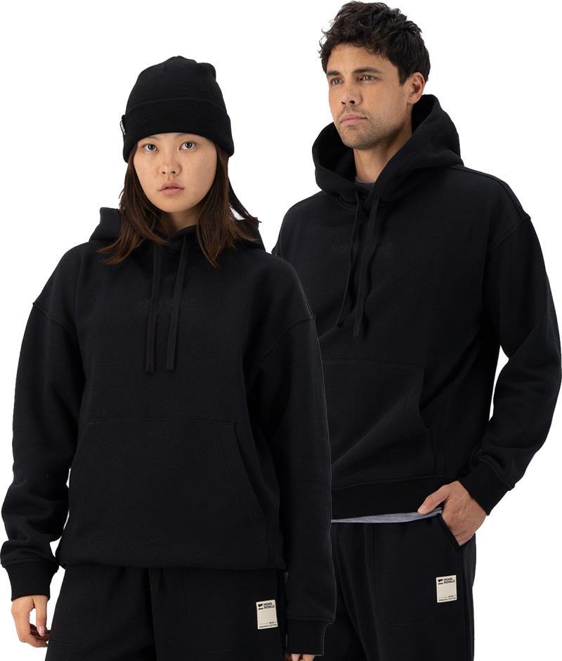 Verdant Merino Organic Cotton Hoody - Unisex - black 1