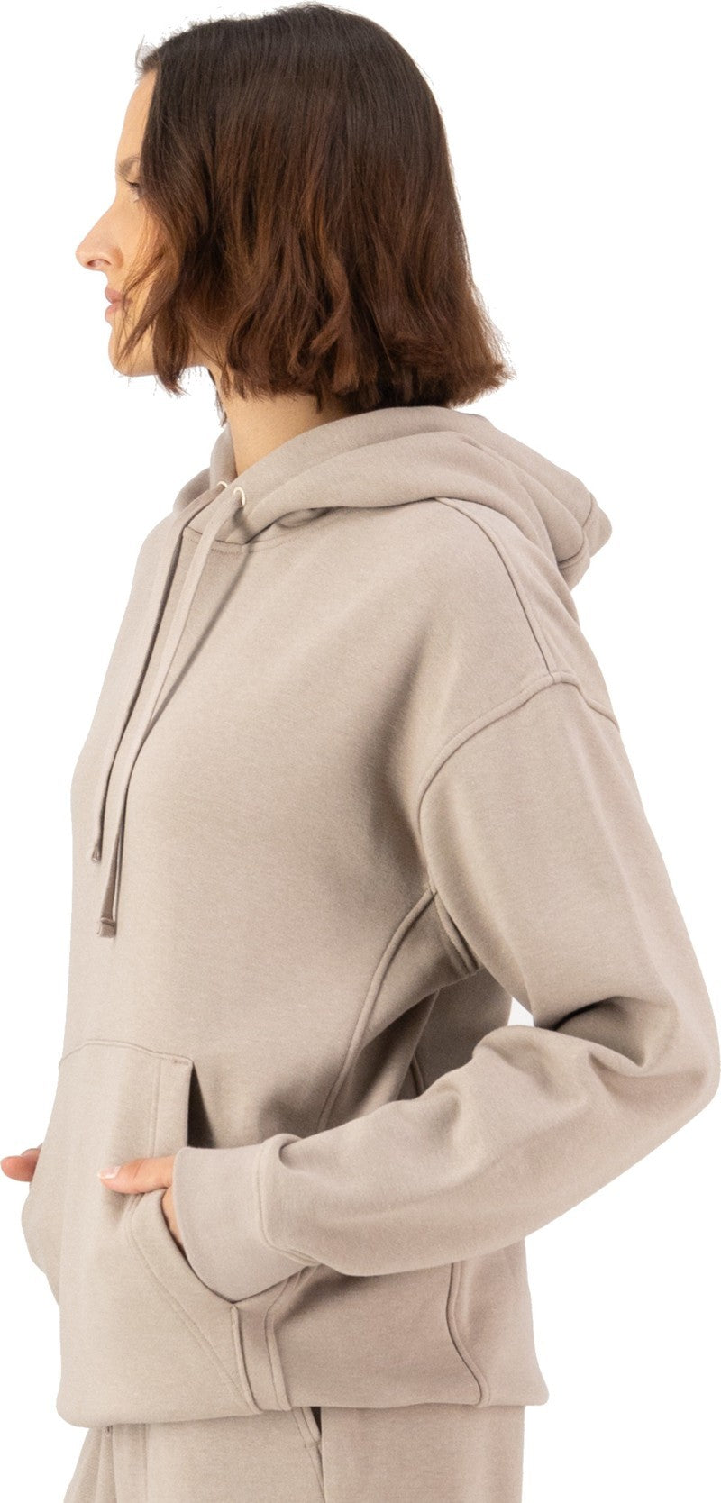 Verdant Merino Organic Cotton Hoody - Unisex - taupe 1