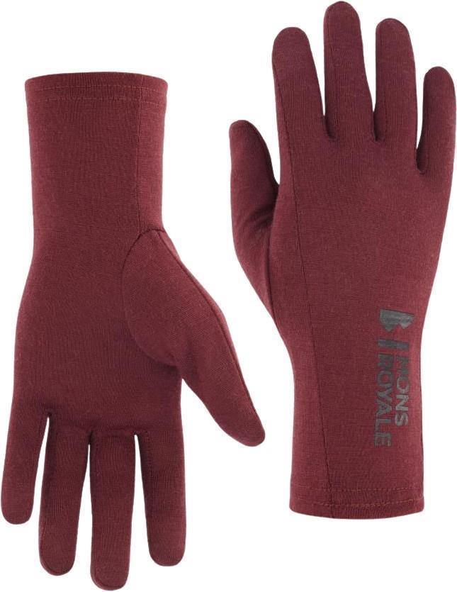 Volta Merino Glove Liner - Dark Chocolate 1