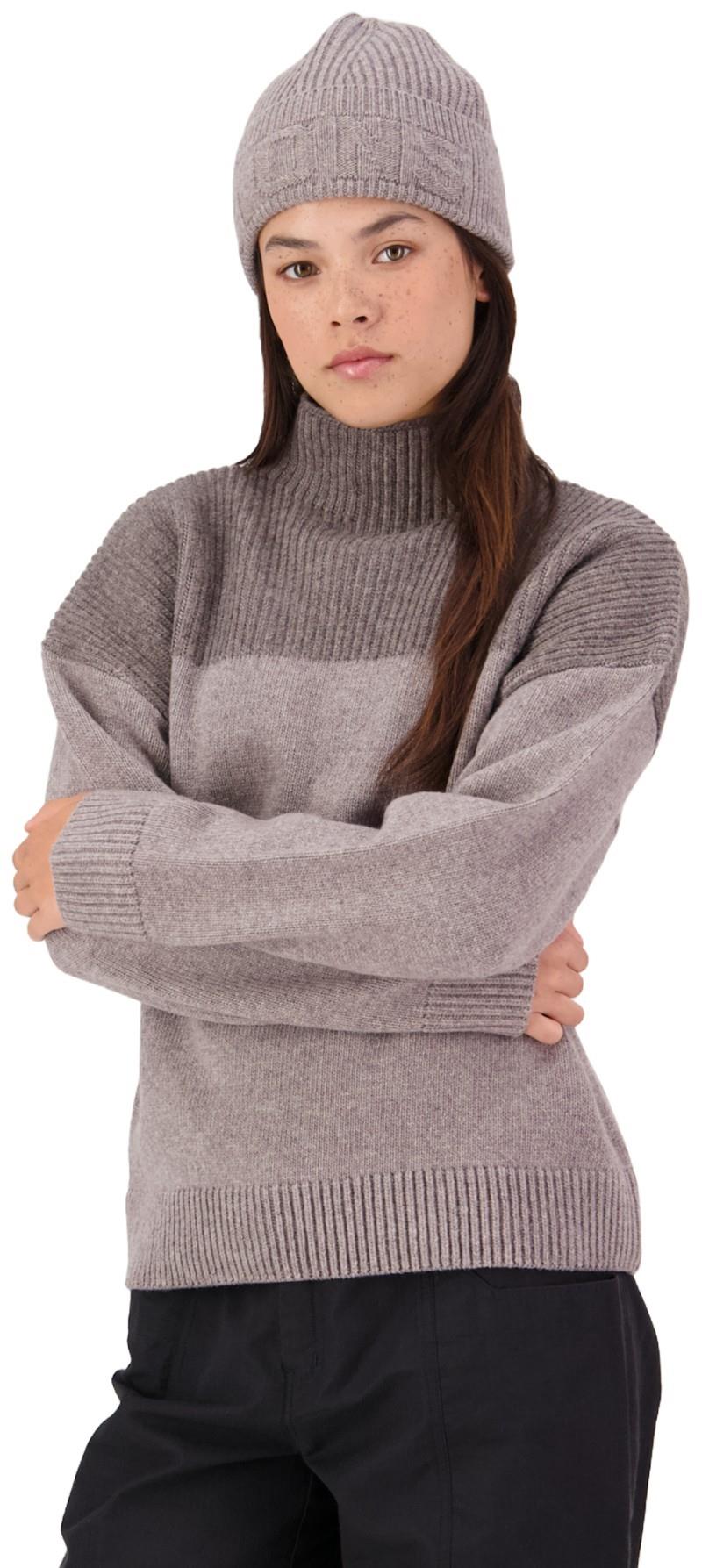 Whistler Merino Knit Sweater - Womens - stone grey 1