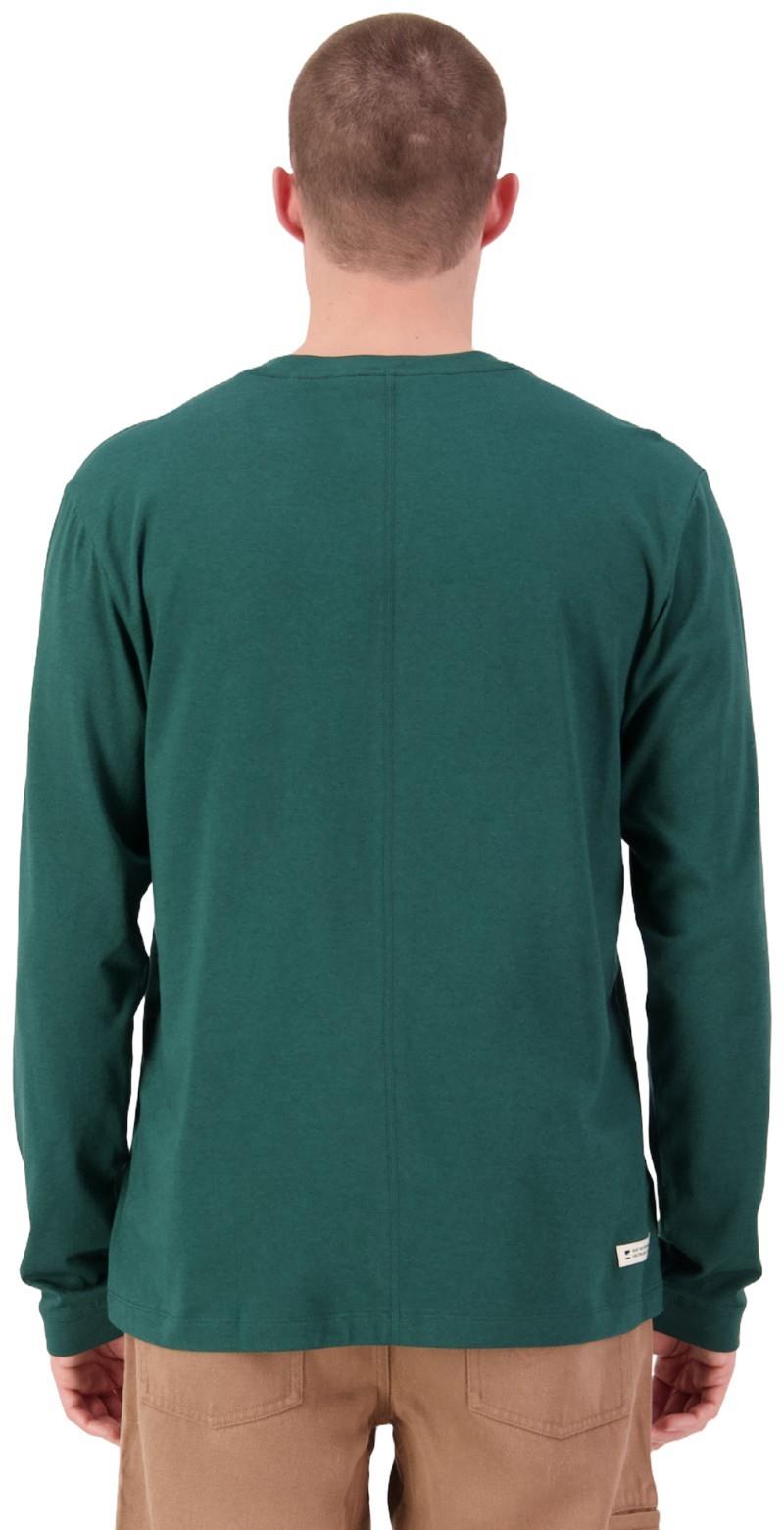 Yonder Merino Organic Cotton LS - Mens - dark pine 1