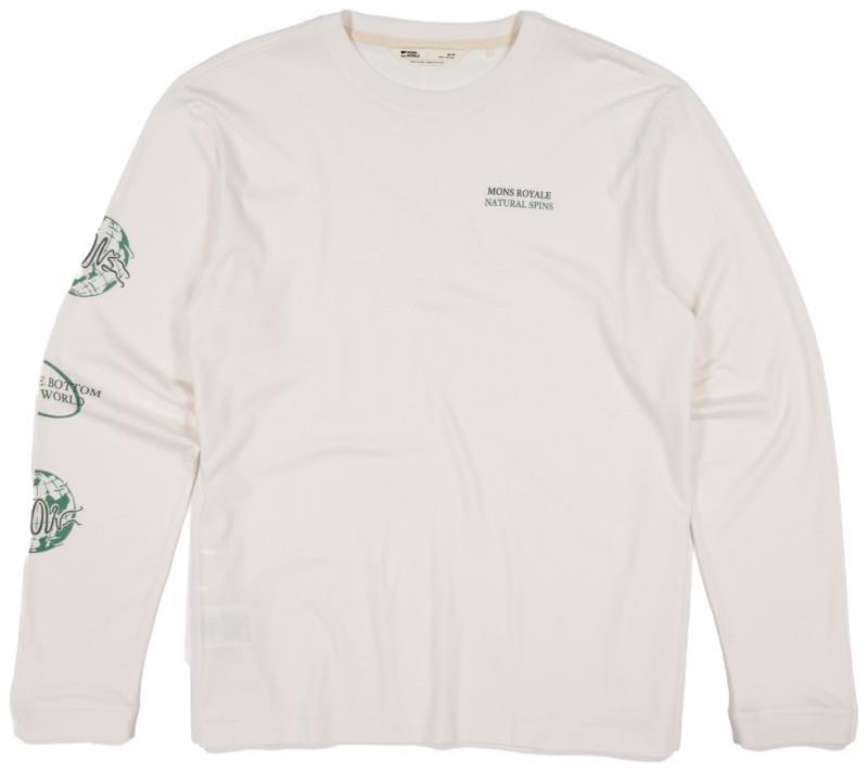 Yonder Merino Organic Cotton LS - Mens - vintage white 1