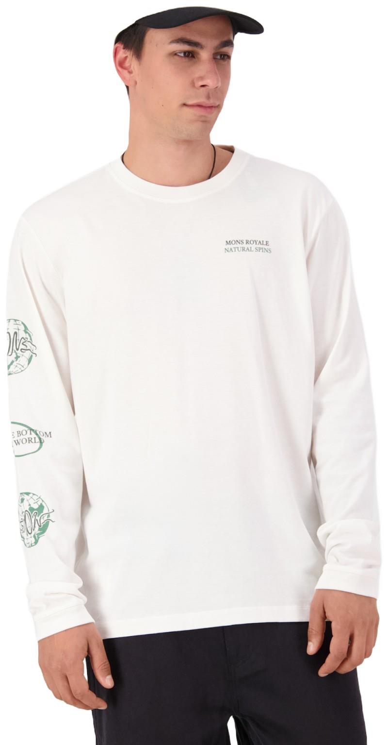 Yonder Merino Organic Cotton LS - Mens - vintage white 1