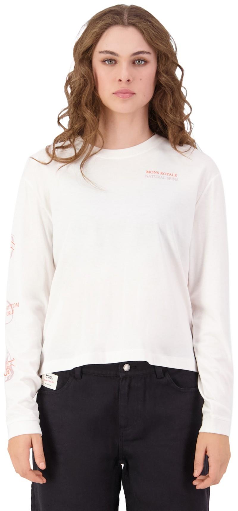 Yonder Merino Organic Cotton LS - Womens - vintage white 1