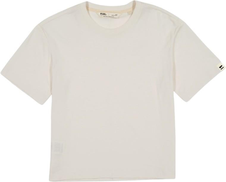 Yonder Merino Organic Cotton SS T-Shirt - Womens - vintage white 1