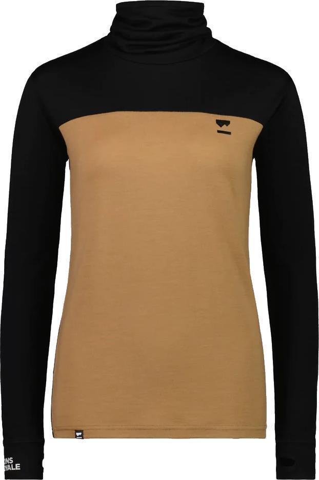 Yotei Merino High Neck - Womens - black / toffee 1