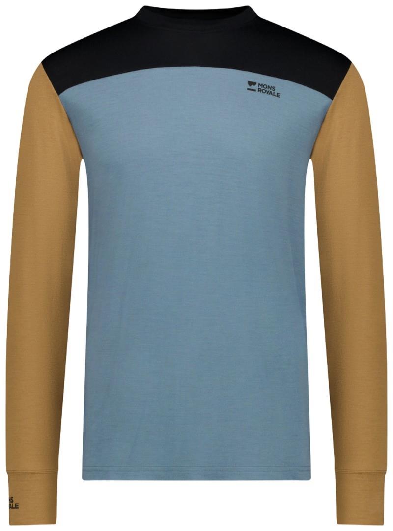 Yotei Merino LS - Mens - goblin blue / toffee / black 1