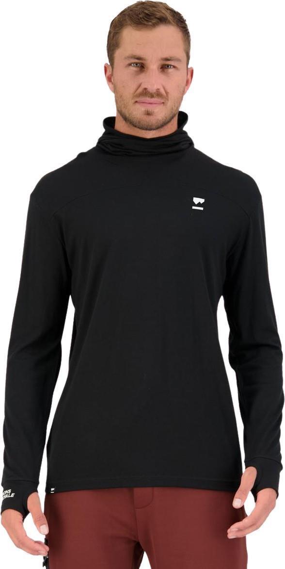Yotei Merino Powder Hood LS - Mens - Black 1