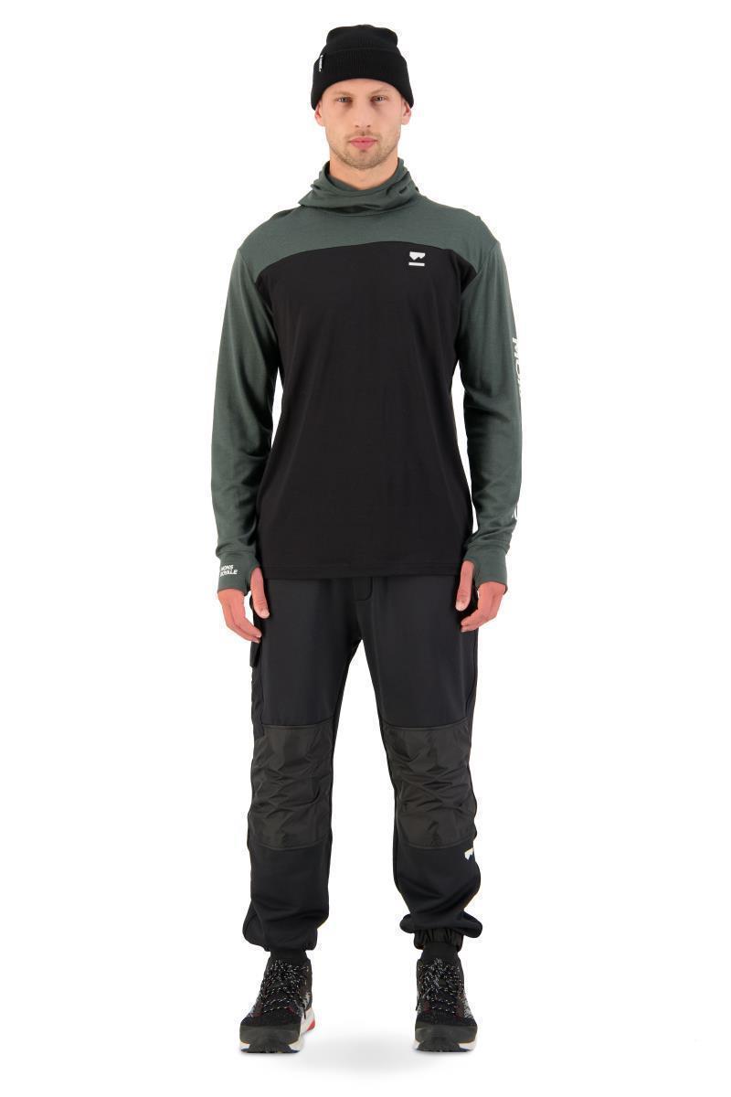 Yotei Powder Hood LS - Horizontal Logo - Mens - rosin / black 1