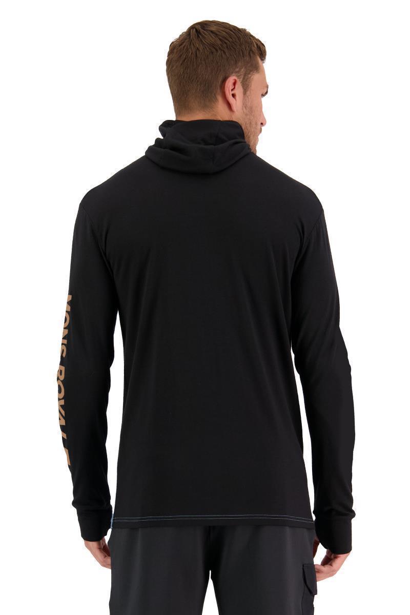 Yotei Powder Hood LS - Horizontal Logo - Mens - rosin / black 1