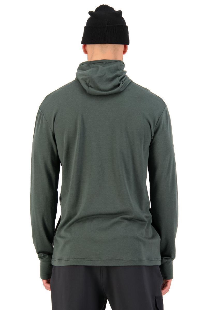 Yotei Powder Hood LS - Horizontal Logo - Mens - rosin / black 1