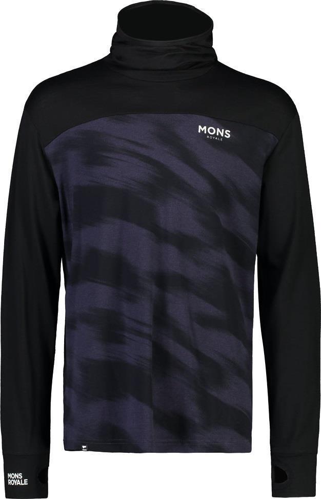 Yotei Powder Hood LS - Mens - black / motion 9 1