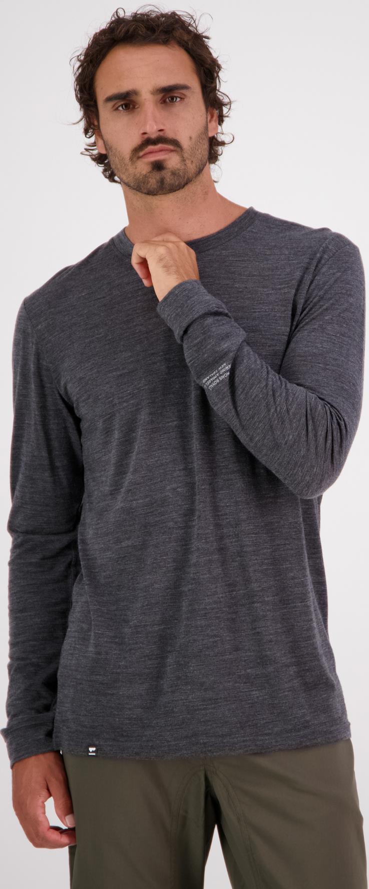 Zephyr Merino Cool LS - Mens - Smoke 2