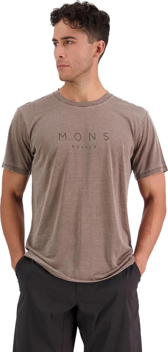 Zephyr Merino Cool T-Shirt - MONS - Mens - walnut 1