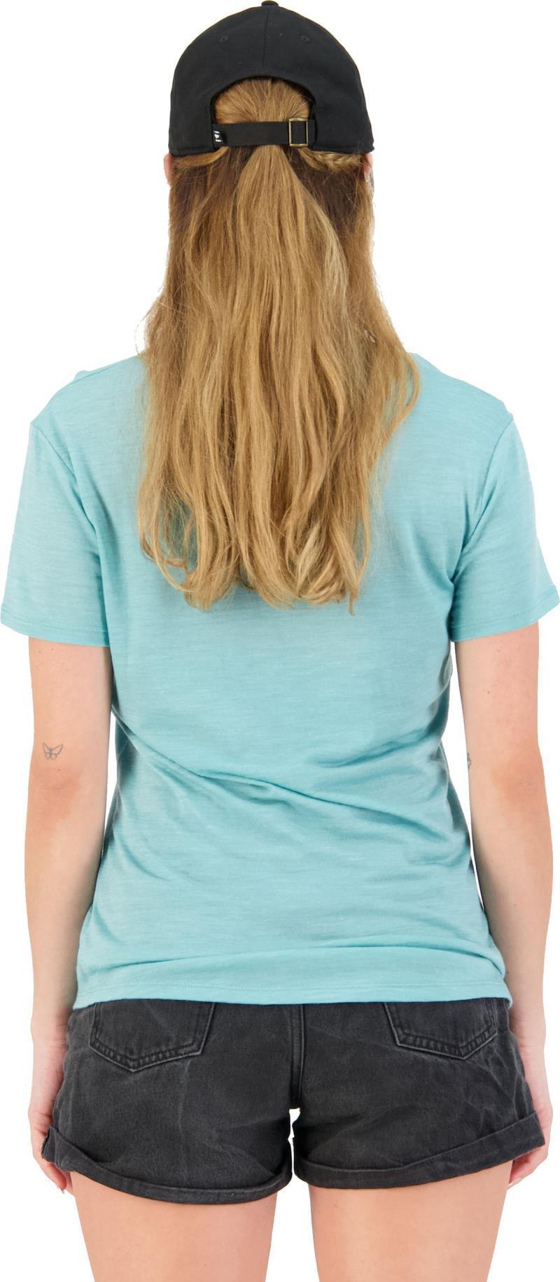 Zephyr Merino Cool Tee - Mtn Art - Womens - sage 1