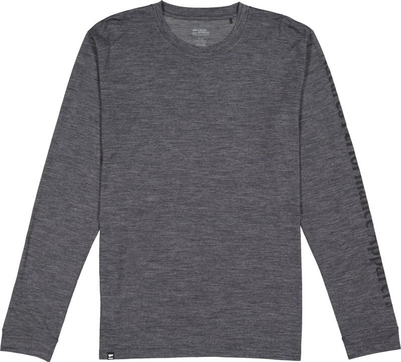 Zephyr Merino Tencel LS - Mens - smoke 1