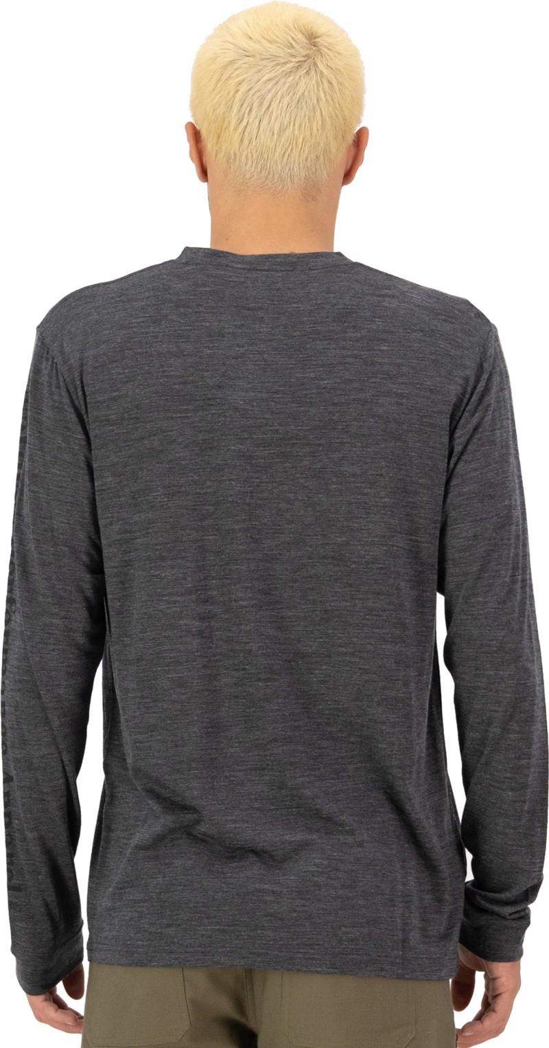 Zephyr Merino Tencel LS - Mens - smoke 1