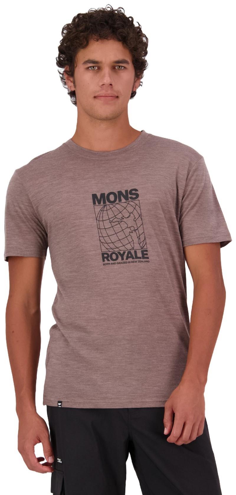 Zephyr Merino Tencel T-Shirt - MR Globe - Mens - chestnut 1