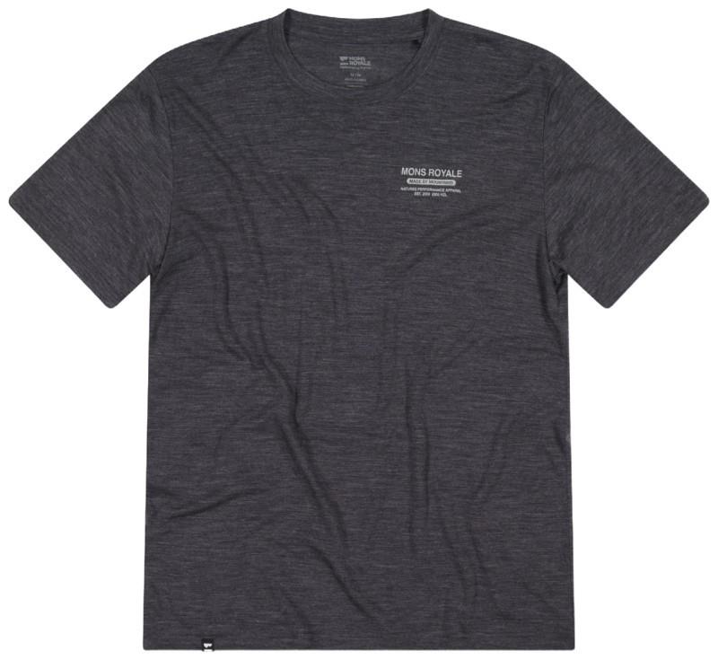 Zephyr Merino Tencel T-Shirt - Mens - smoke 1