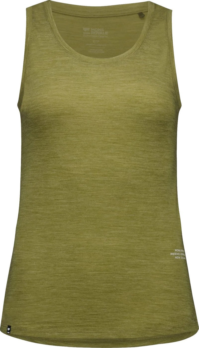 Zephyr Merino Tencel Tank - Womens - fern 1