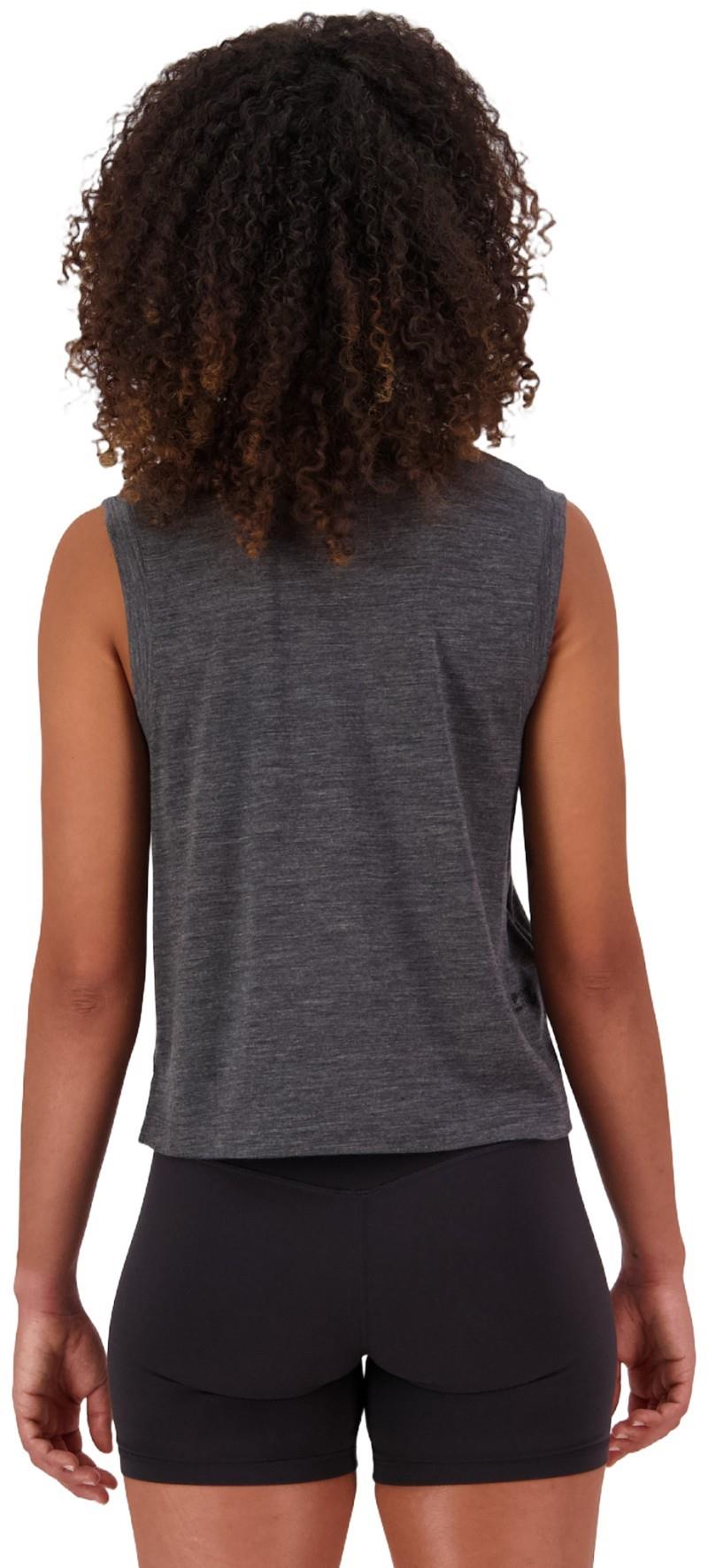 Zephyr Merino Tencel Tank - Womens - smoke 1