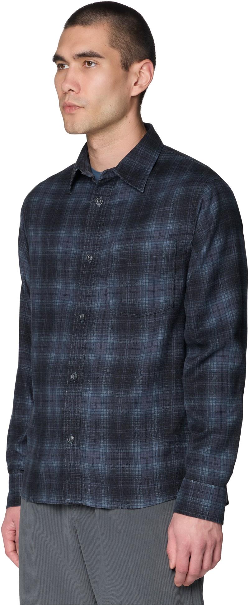 A-Side LS Shirt - Mens - astral blue richmond plaid 1