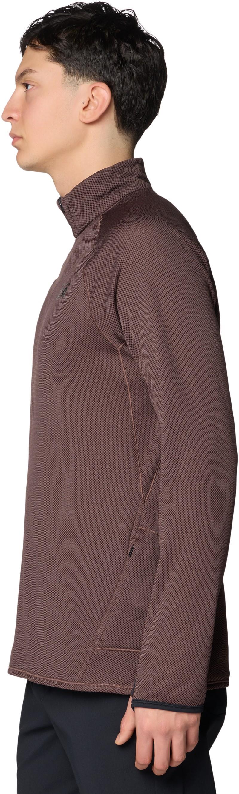AirMesh Half Zip - Mens - carob 1