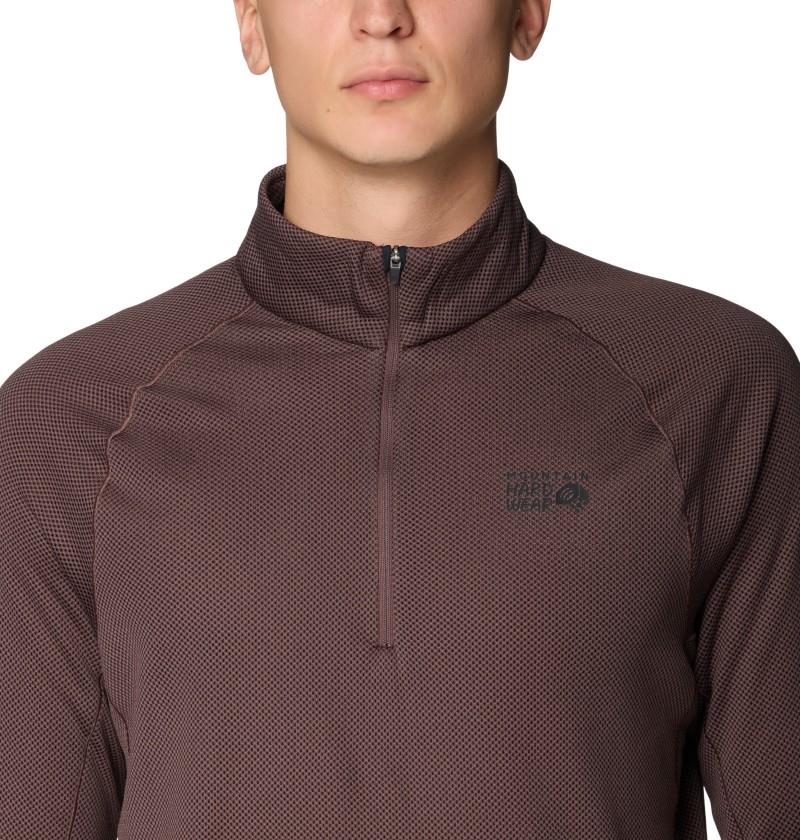 AirMesh Half Zip - Mens - carob 1