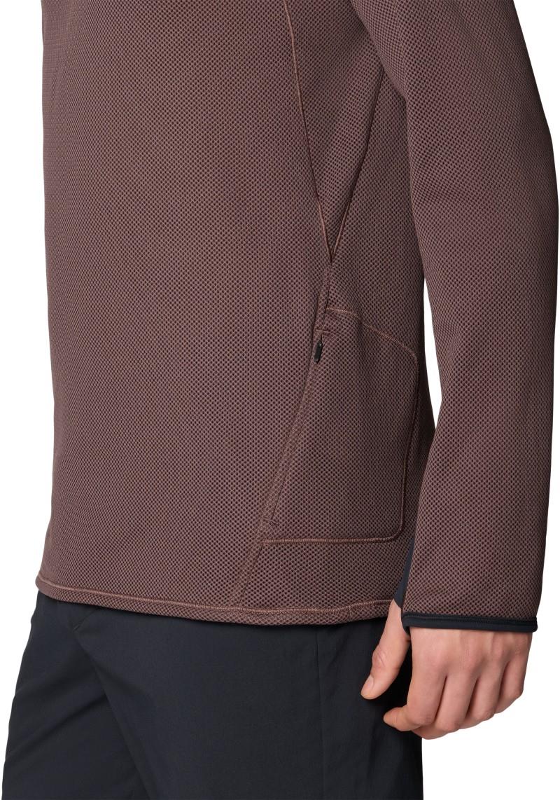 AirMesh Half Zip - Mens - carob 1