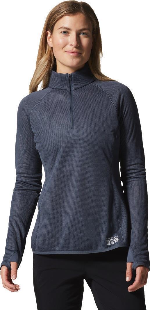 AirMesh Half Zip - Womens - Blue Slate 1
