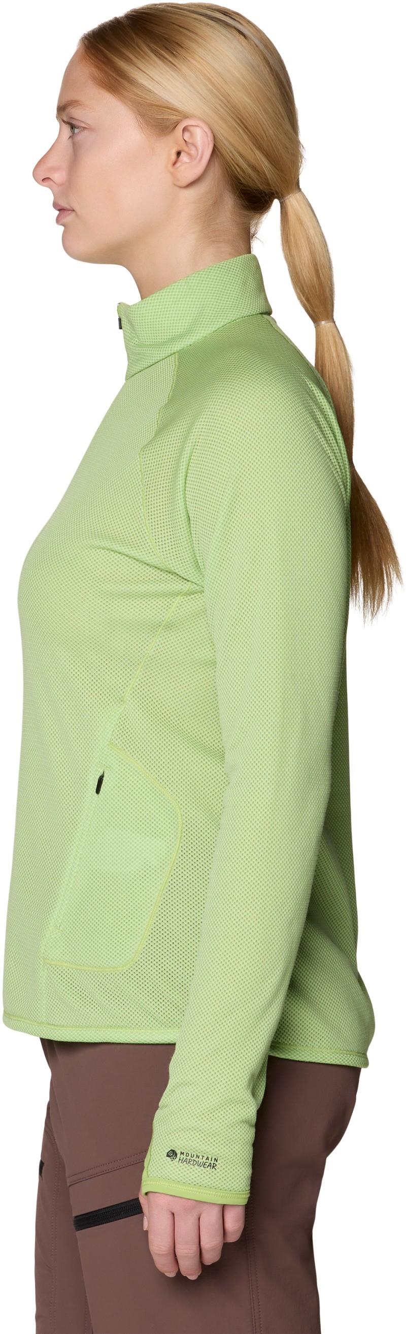 AirMesh Half Zip - Womens - bright lichen 1