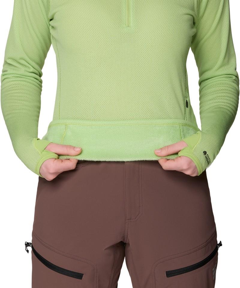 AirMesh Half Zip - Womens - bright lichen 1