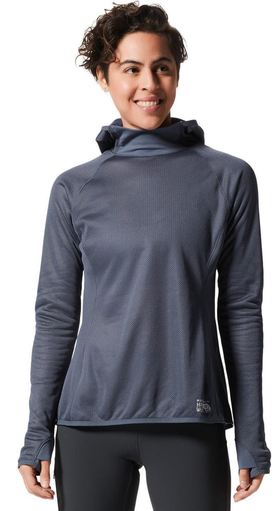 AirMesh Hoody - Womens - Blue Slate 1