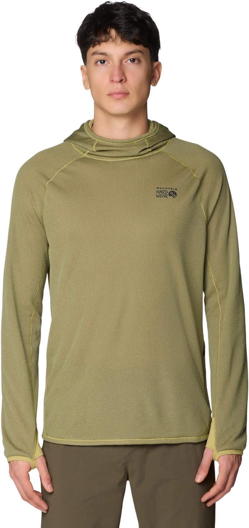 AirMesh LS Hoody - Mens - forest moss 1