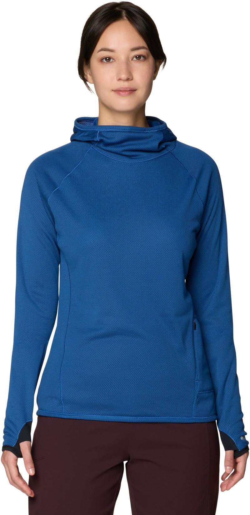AirMesh LS Hoody - Womens - berry blue 1