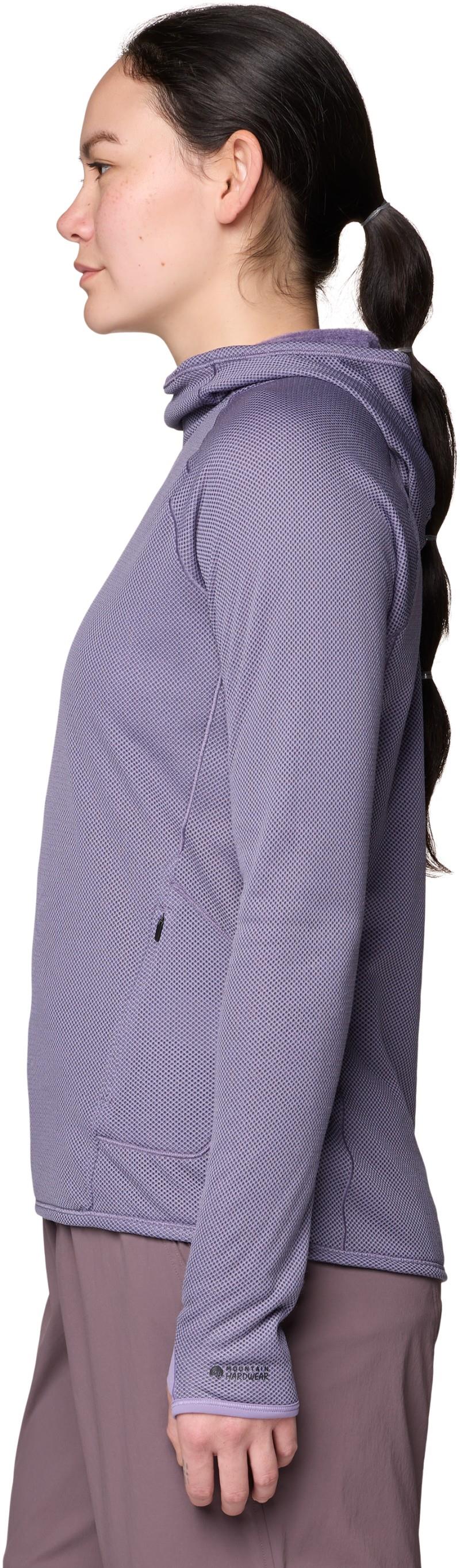 AirMesh LS Hoody - Womens - violet stone 1