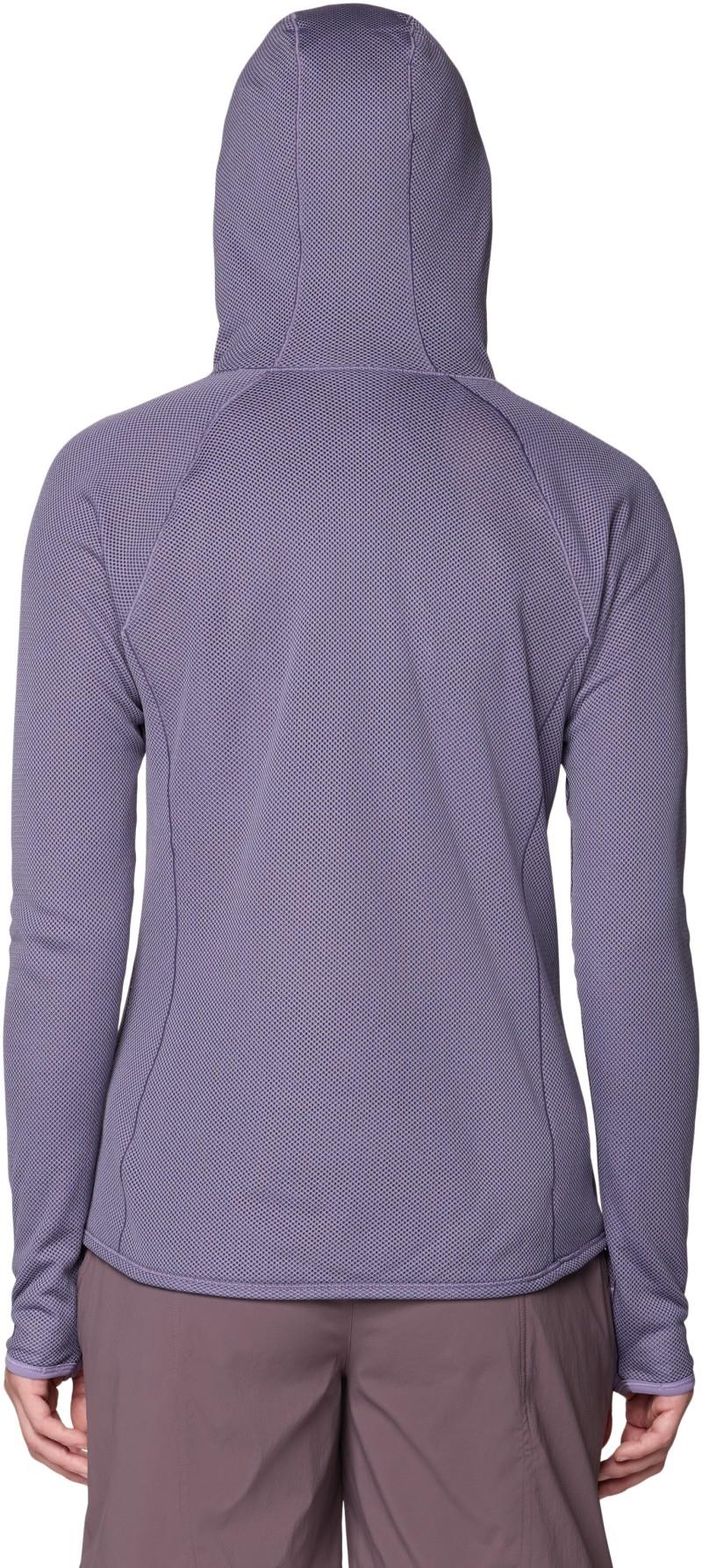 AirMesh LS Hoody - Womens - violet stone 1