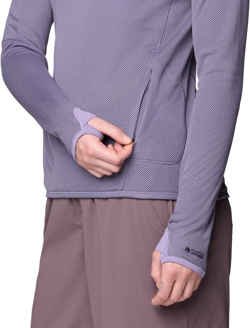 AirMesh LS Hoody - Womens - violet stone 1