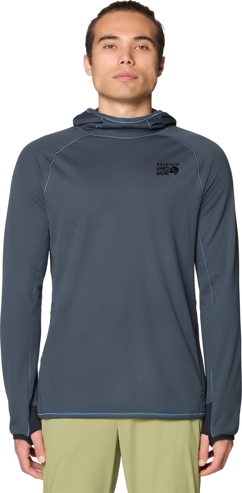 Airmesh LS Hoody - Mens - moon blue 1