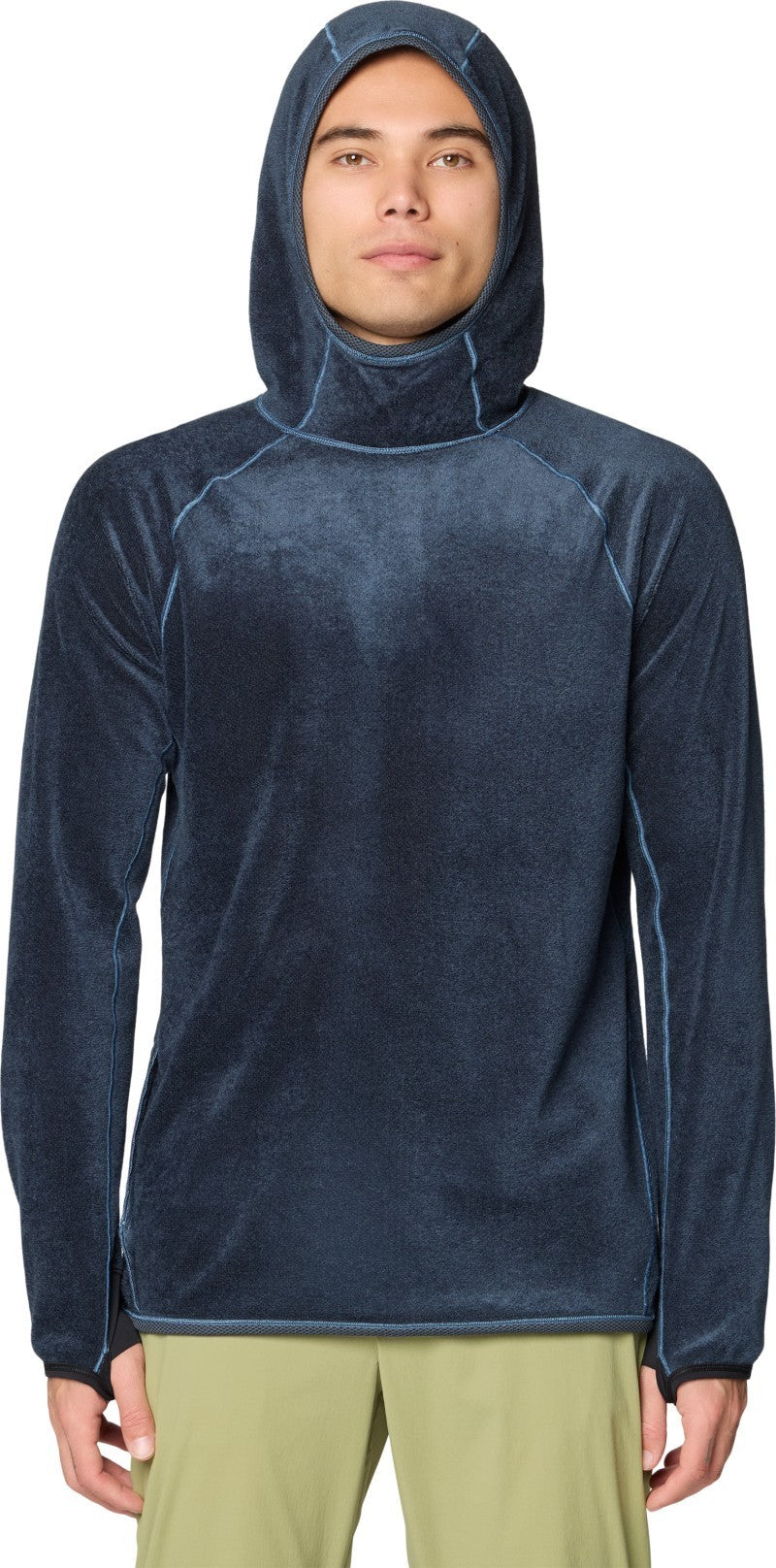 Airmesh LS Hoody - Mens - moon blue 1