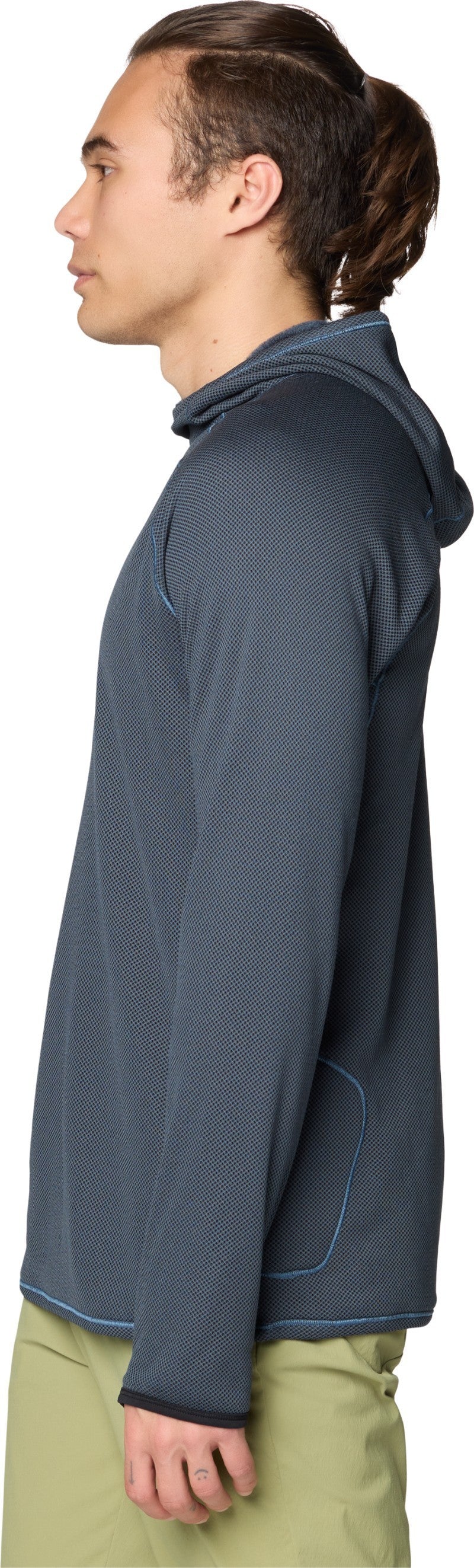 Airmesh LS Hoody - Mens - moon blue 1