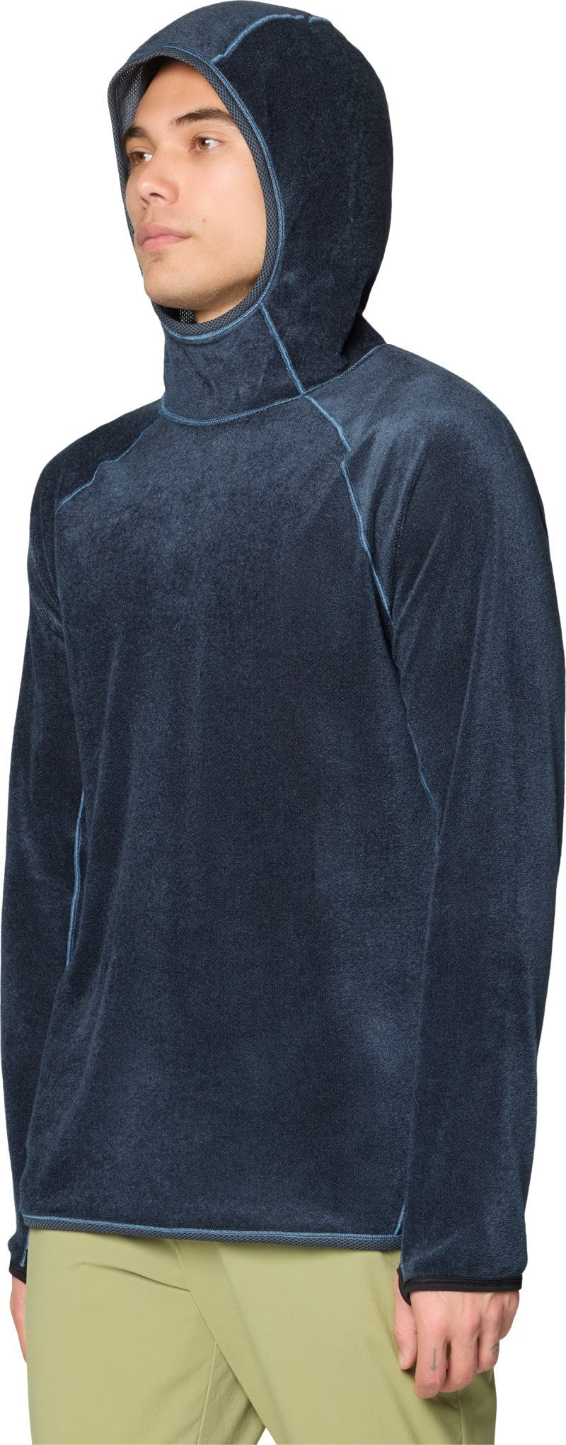 Airmesh LS Hoody - Mens - moon blue 1