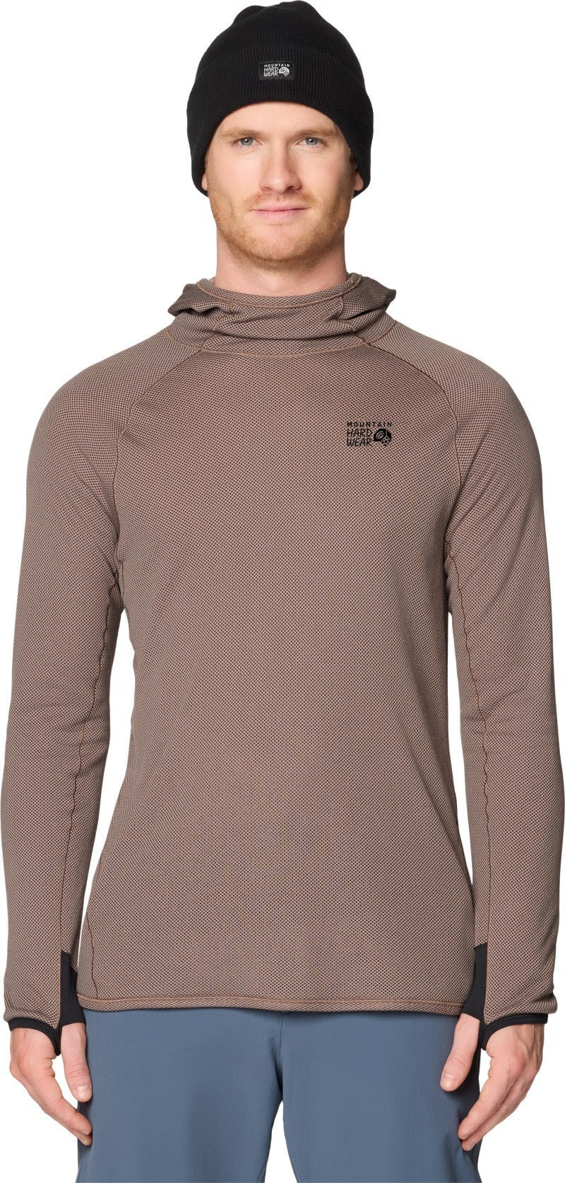 Airmesh LS Hoody - Mens - wild taupe 1