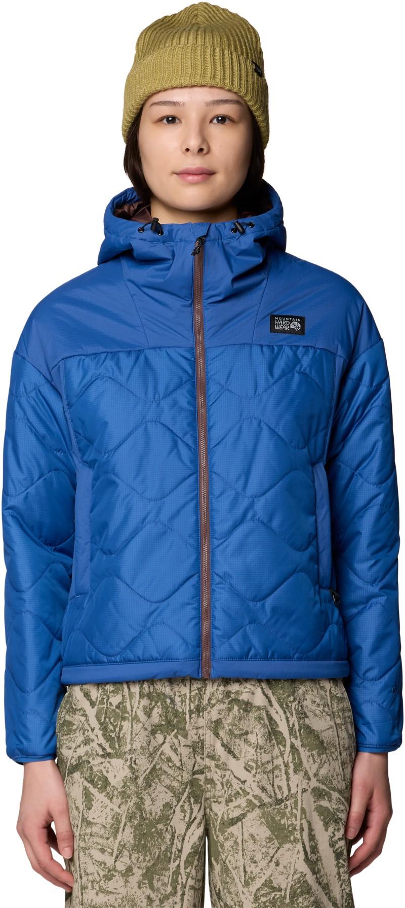 Apres Pro Insulated Hooded Jacket - Womens - berry blue 1